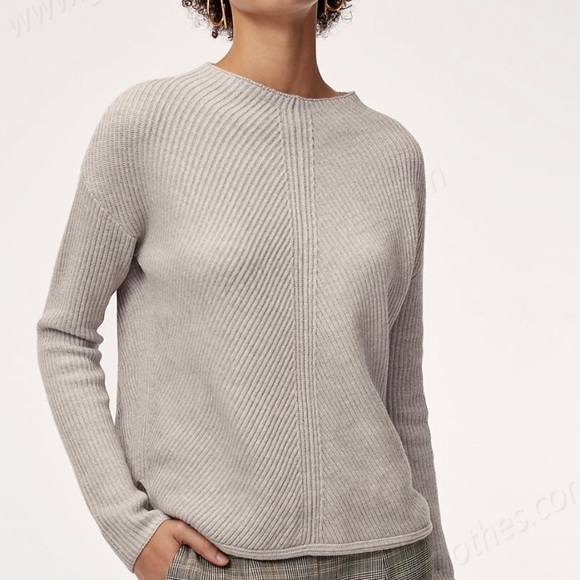 Babaton Chalmers Sweater in Heather Light Gray - Picture 6 of 16
